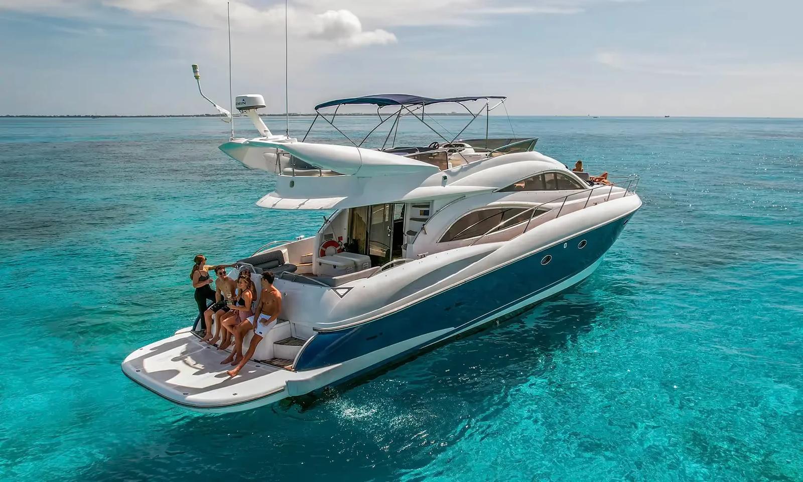 Sunseeker 60, private charter in Tulum
