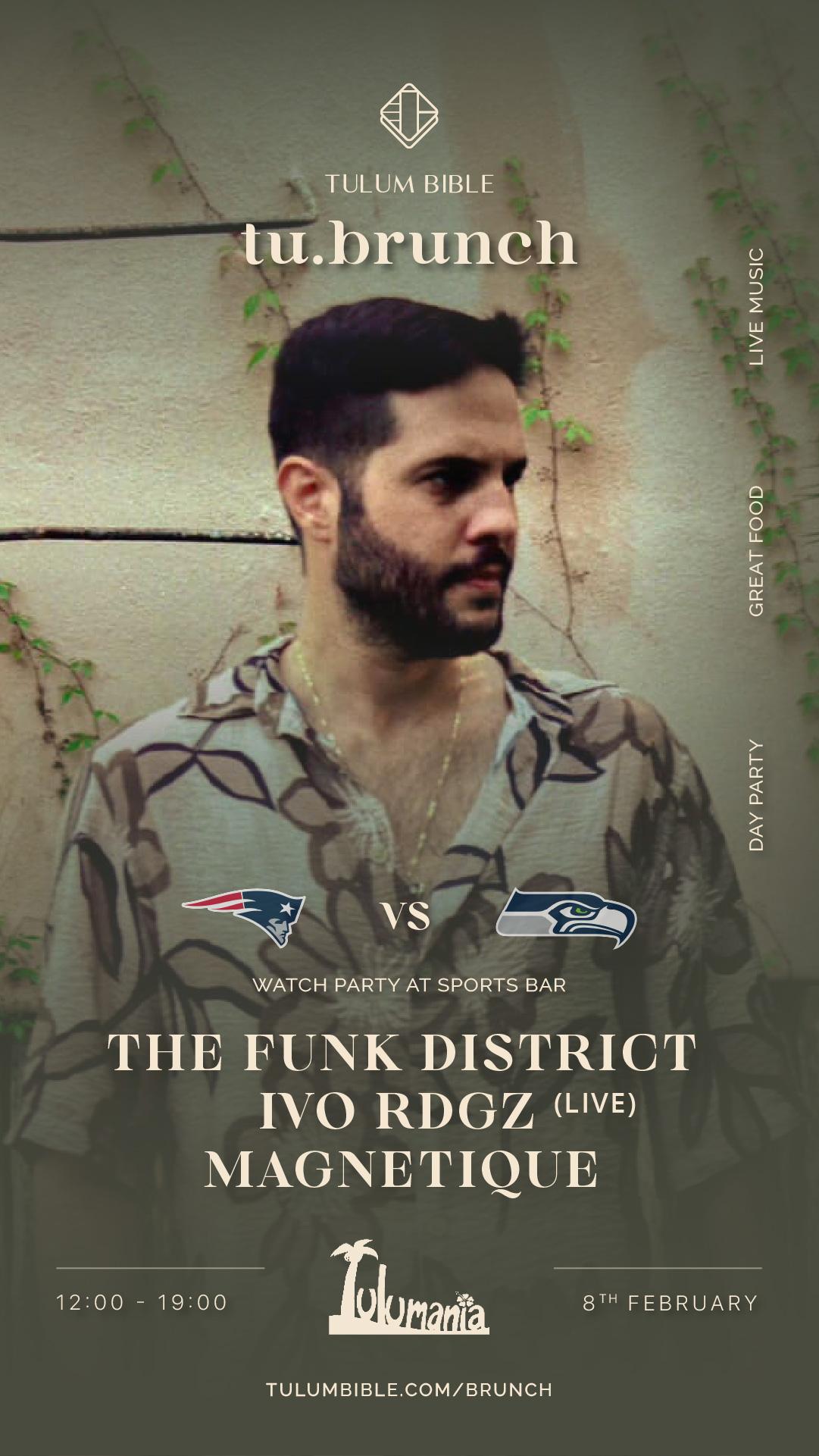 Tu Brunch at Tulumania flyer