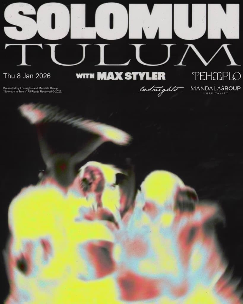 Solomun Tulum 2026 flyer
