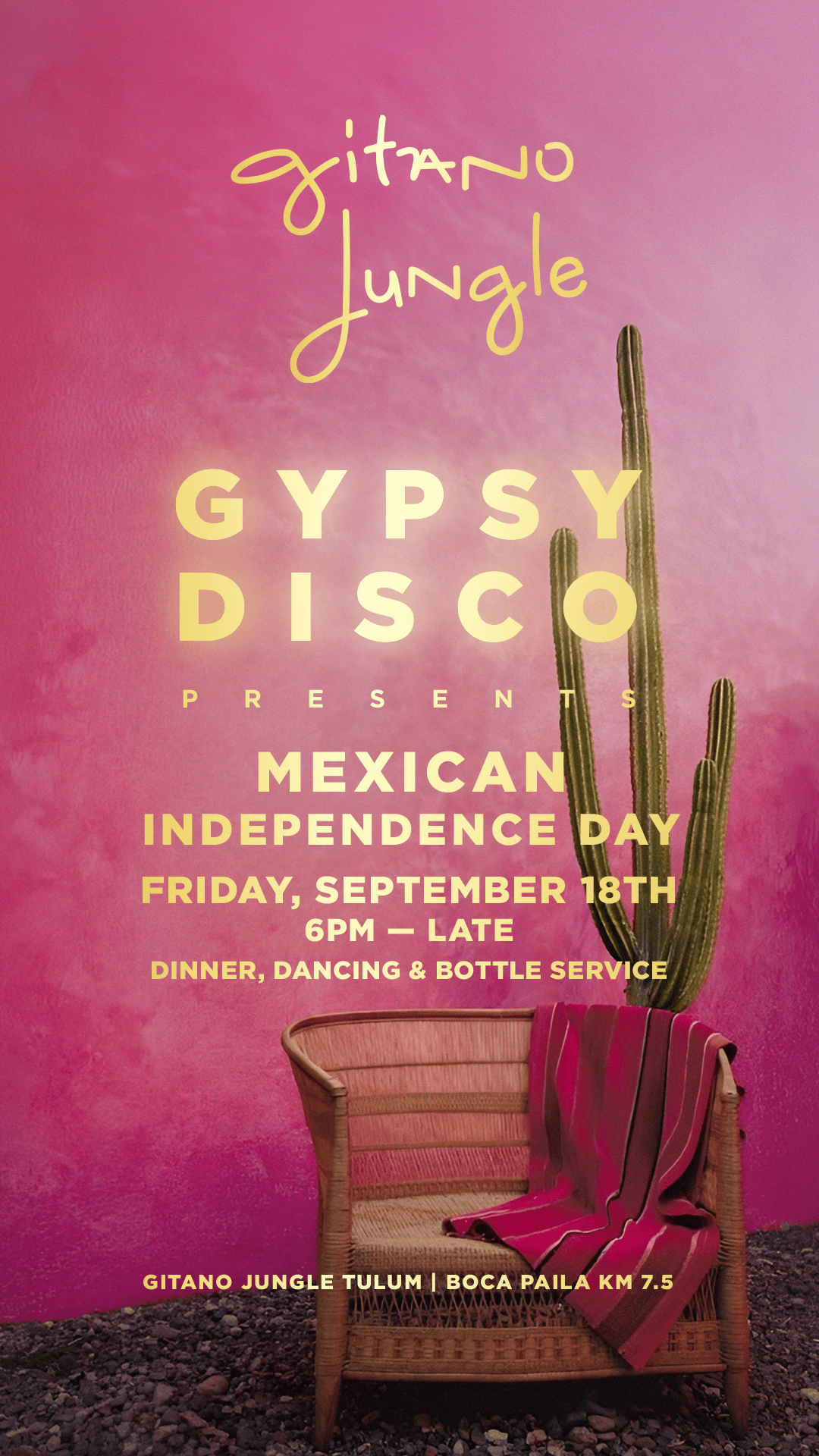 Gypsy Disco flyer