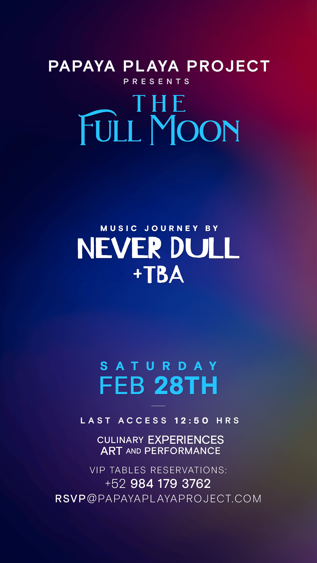 Never Dull flyer