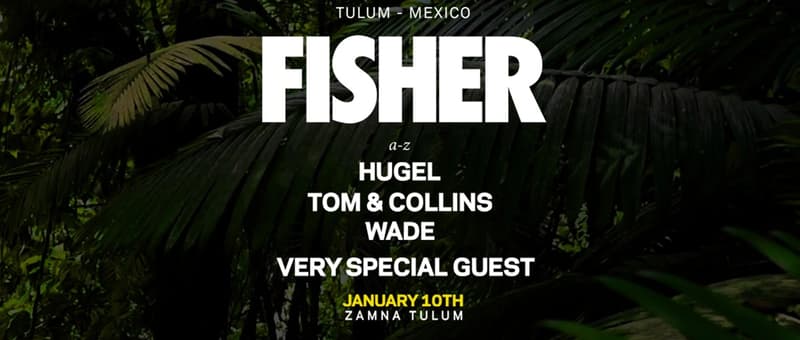 fisher tulum lineup at zamna