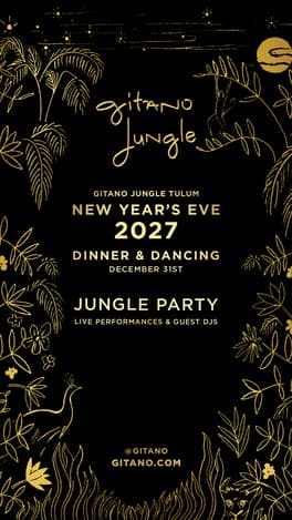 NYE 2027 GITANO JUNGLE flyer