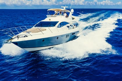 Azimut 58 luxury yacht charter in Tulum