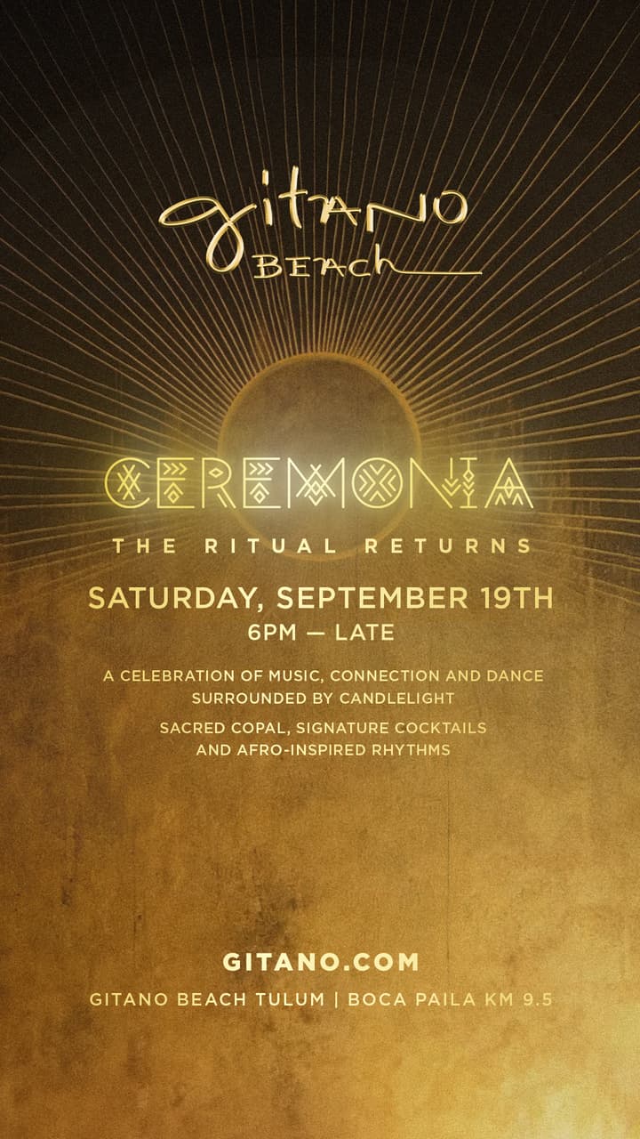 ceremonia at gitano beach party.