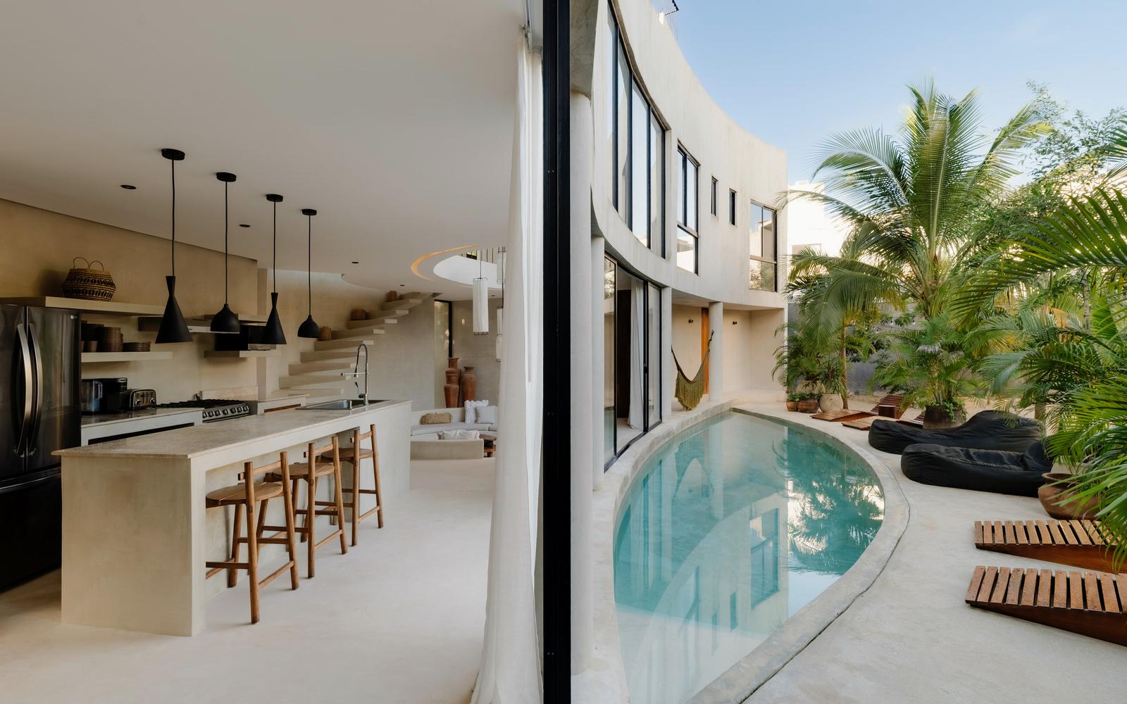 Palacio Papaya, private villa in Tulum