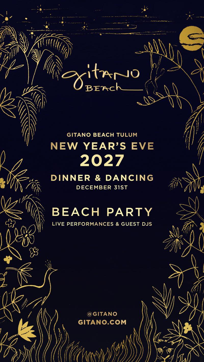 NYE 2027 GITANO BEACH