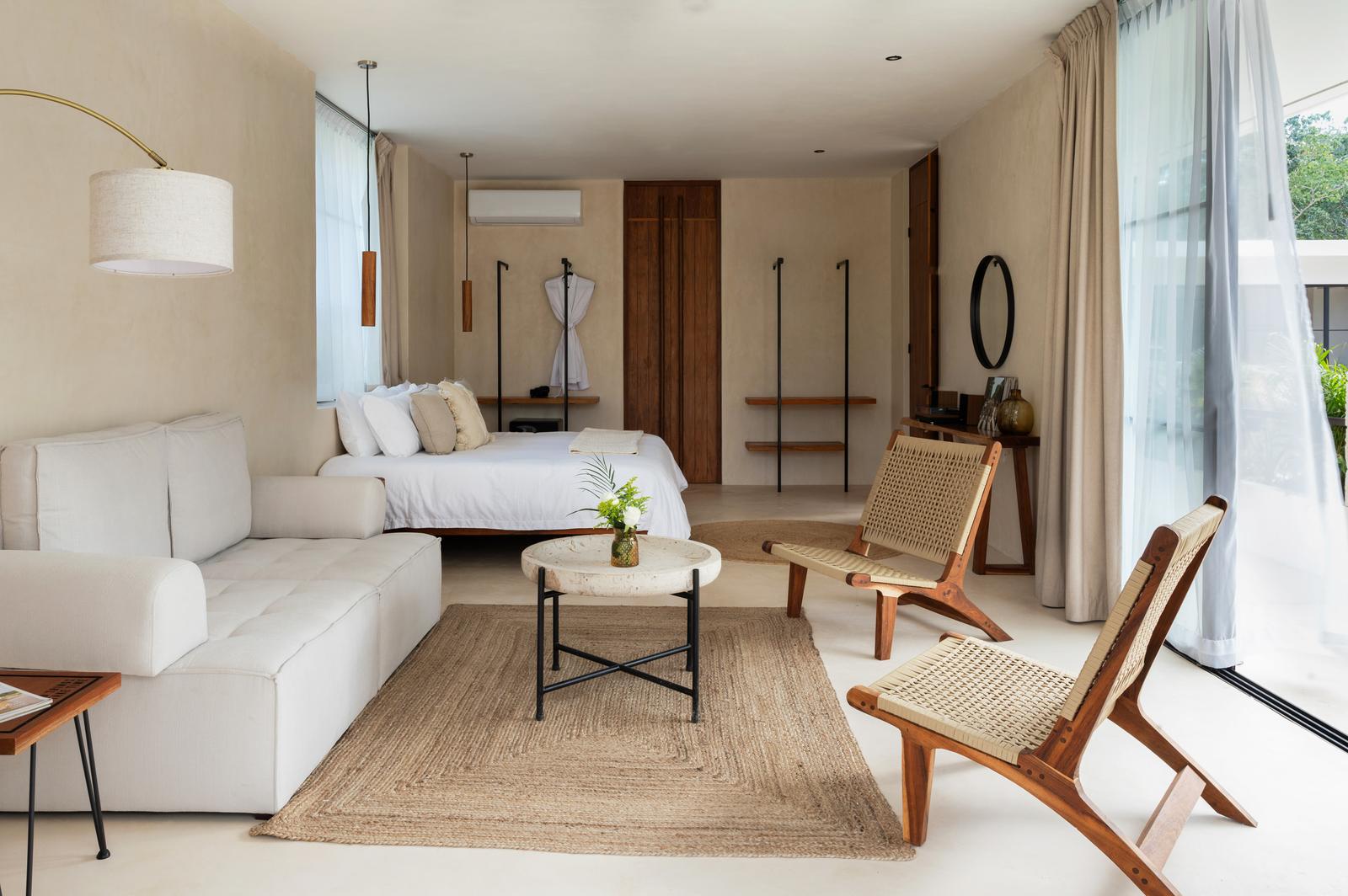 Master suite with its own living room