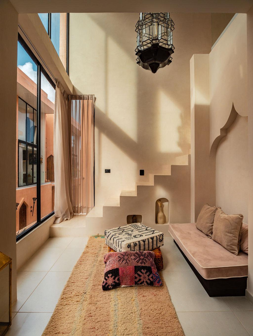 Internal stair and seating area