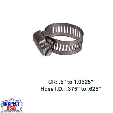 Steel Hose Clamp #10 (10893PK) .375 to .625"