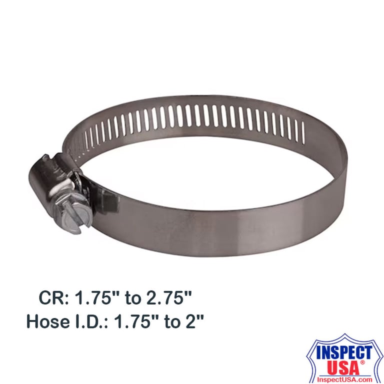 Steel Hose Clamp #36 (10900PK) 1.75 to 2.75"