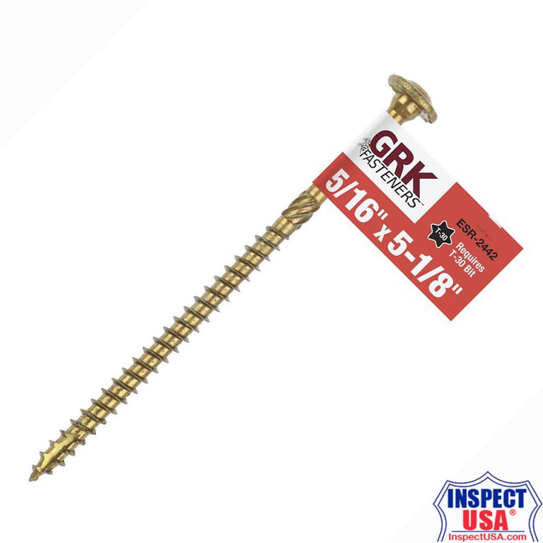 Structural Wood Screw 5/16" x 5-1/8" T30 Star (112231) GRK Fasteners