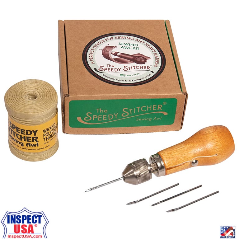 Speedy Stitcher Sewing Awl Kit (11250) Mends Heavy Material