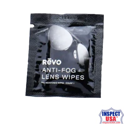Revo Anti-Fog Lens Wipe 8"x5" Pre-Moistened 2pack