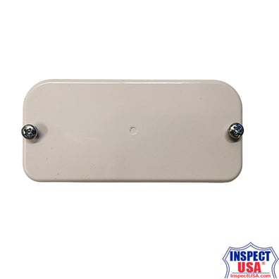 RadonAway Fan Electrical Compartment Cover (13380) White