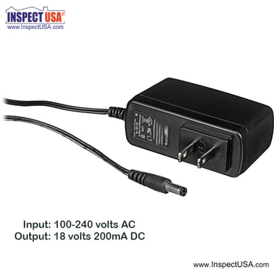 DC Power Supply 18vDC 200mA (18VDC) with 10' Cord | Inspect USA