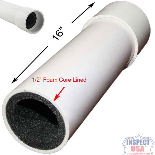 Fan Muffler 4" PVC Schedule40 (24007) White