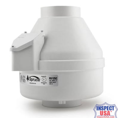 RV125 Inline Ventilation Fan 4" (28042) 35-60 Watts