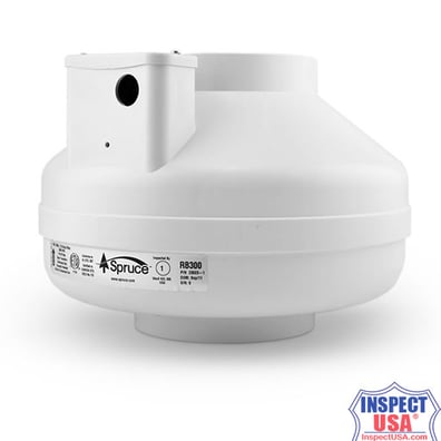 Spruce RB300 Ventilation Fan 6" (28088) 110vAC, Ultra Quiet
