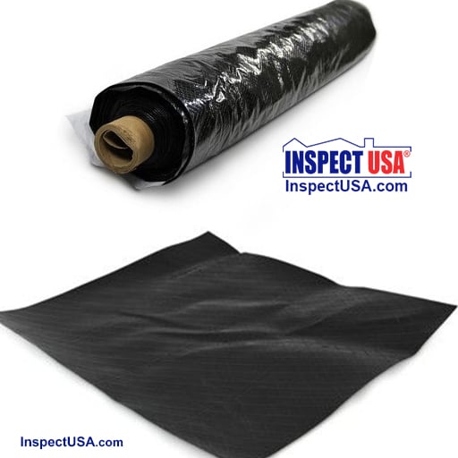 Raven 6mil Dura-Skrim 24' x 50' (28342) White Black Reversible