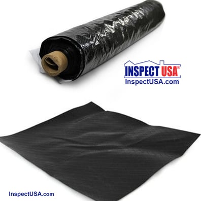 Raven 6mil Dura-Skrim 24' x 50' (28342) White Black Reversible