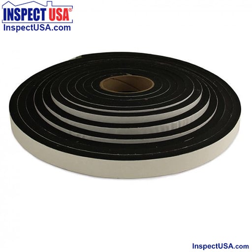Pipe Strap Dampener 1" x 1/2" x 25' (28436) with Adhesive Strip