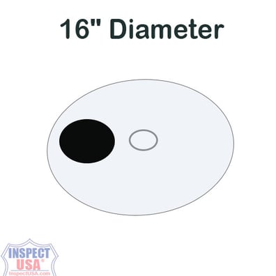 16" Clear Sump Cover (28478) 1/4" Poly-Carbonate