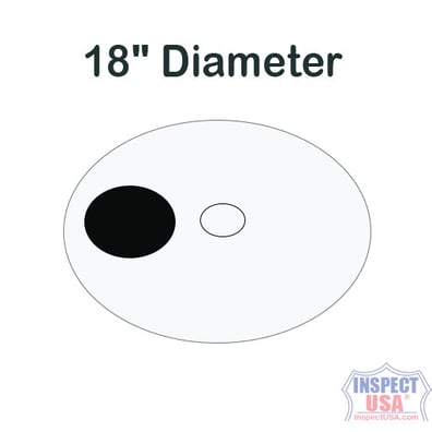 18" Clear Sump Cover (28479) 1/4" Poly-Carbonate