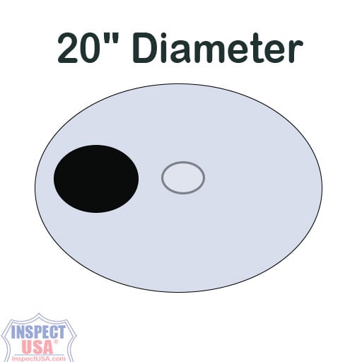 20" Clear Sump Cover (28480) 1/4" Poly-Carbonate