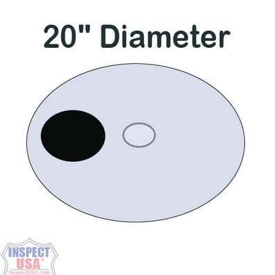 20" Clear Sump Cover (28480) 1/4" Poly-Carbonate