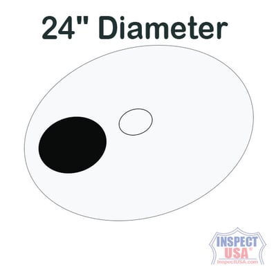 24" Clear Sump Cover (28481) 1/4" Poly-Carbonate