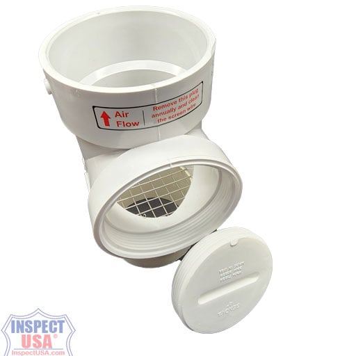 Ice Debris Trap PVC 4" Schedule 40 Ice/Debris Trap (28487) with Cleanout