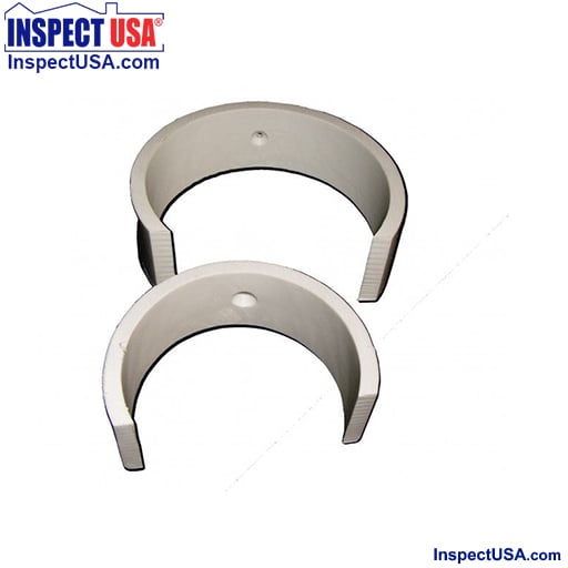 Snap-In Pipe Clamp 3" White 10 Pack (28500) Fits Schedule 20/40 PVC