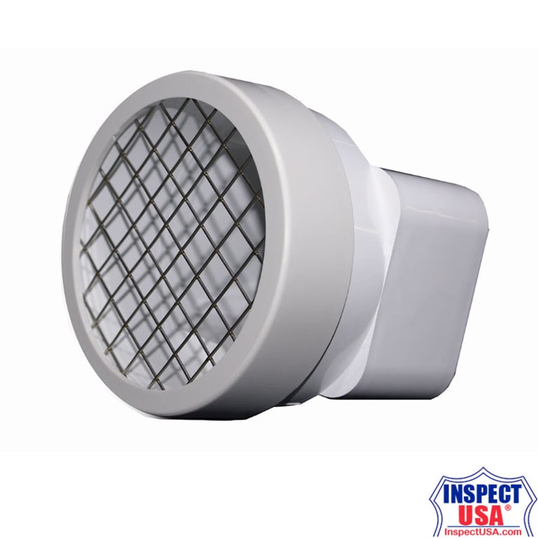 PVC Downspout Cap (28506) 3x4" Schedule 20 White