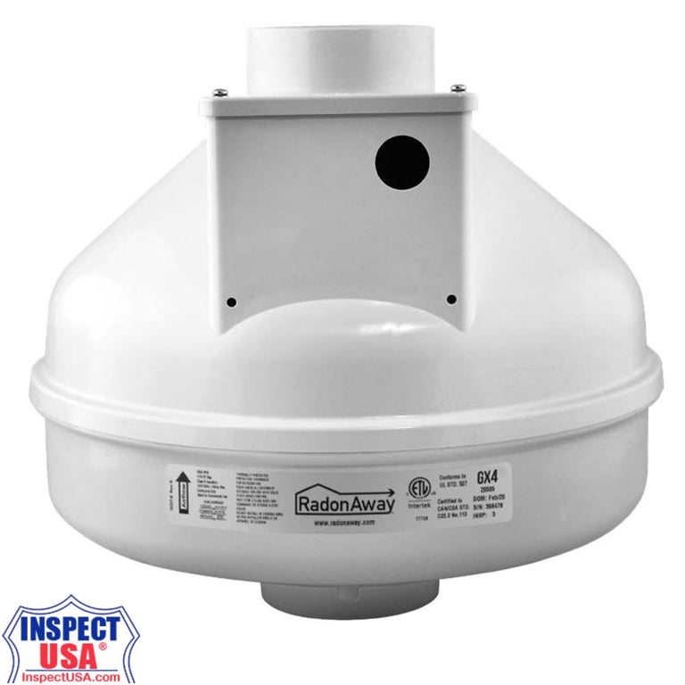 RadonAway Pro-Series 3" Radon Mitigation Fan (GX4) 5Year Warranty