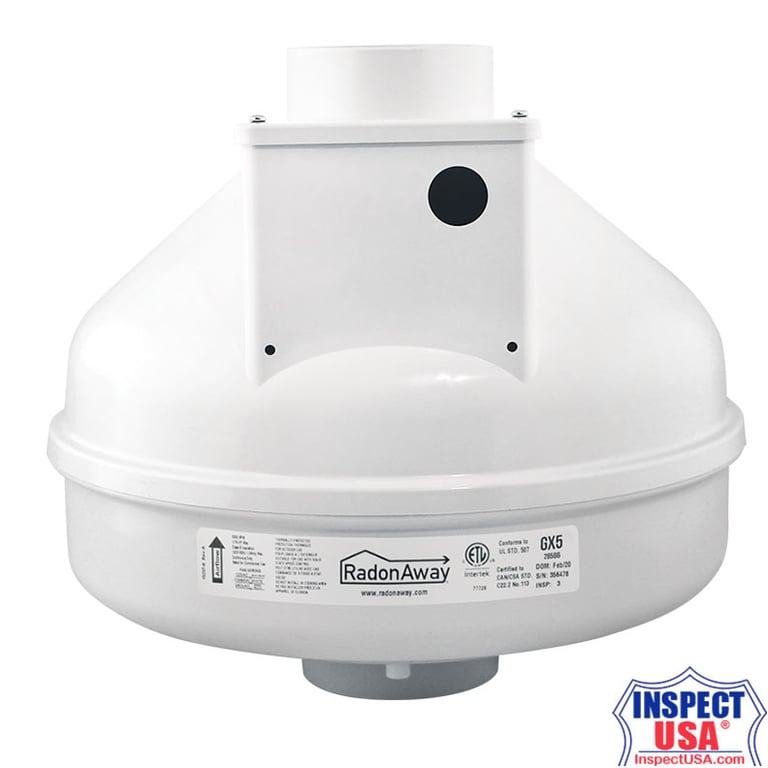 RadonAway Pro-Series 3" Radon Mitigation Fan (GX5) 5Year Warranty