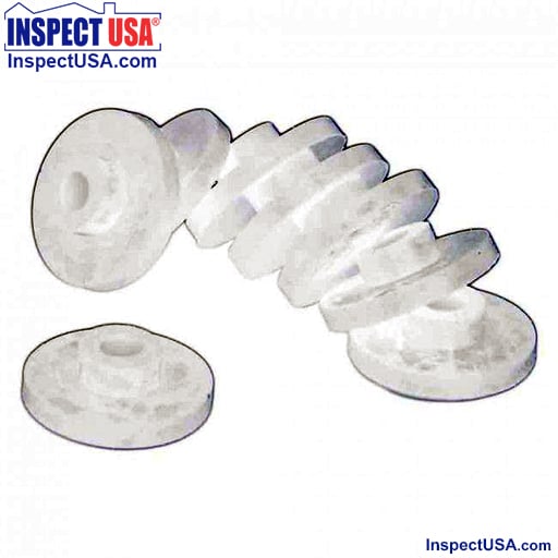 White Rubber Washers (28602) 480 Pack
