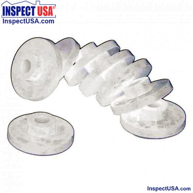 White Rubber Washers (28602) 480 Pack