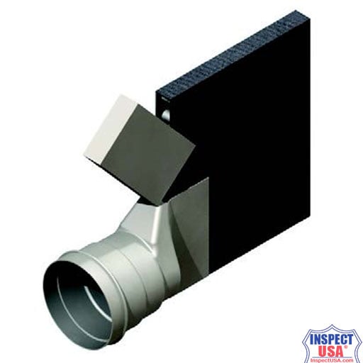Soil Gas Mat American Wick SiteDrain End Outlet (28639) 18"x4"