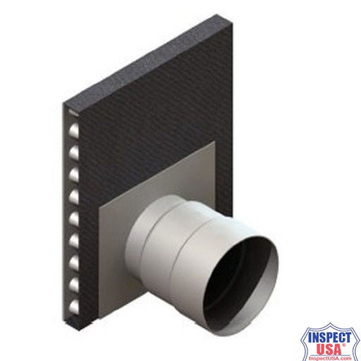 Soil Gas Mat American Wick SiteDrain Tee Outlet (28649) for 12" Strip