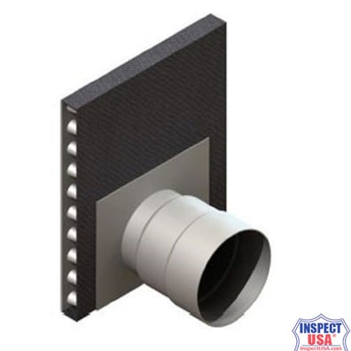 Soil Gas Mat American Wick SiteDrain Tee Outlet (28649) for 12" Strip