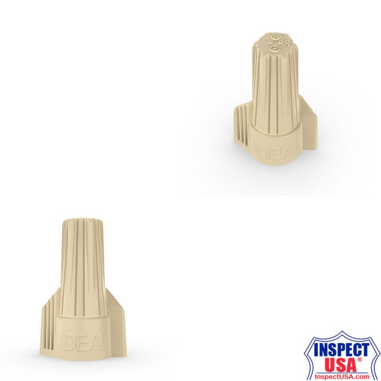 Twister Wire Connector (341) Ideal Tan Wire Nut Cu/Cu Only
