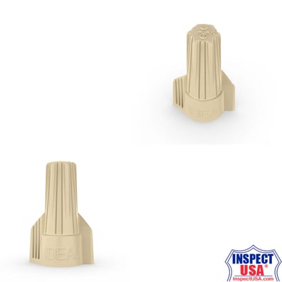 Twister Wire Connector (341) Ideal Tan Wire Nut Cu/Cu Only