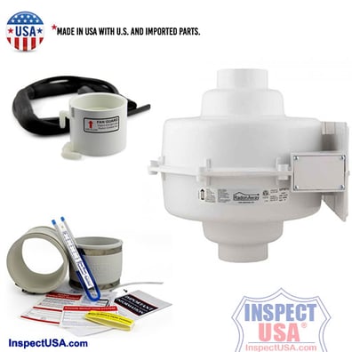 3" Mitigation Fan Kit (3C-KIT) Couplings, Manometer 5 Year Warranty