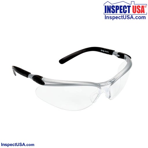 3M BX Safety Goggles Clear (11380) Silver/Black