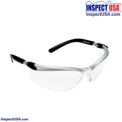 3M BX Safety Goggles Clear (11380) Silver/Black
