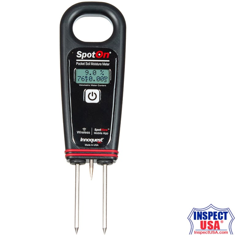SpotOn Pocket Soil Moisture Meter (41430) Temperature, 2.75" Probe