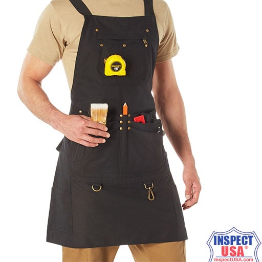 Rothco Canvas Full Work Apron 33"x26" (42028) Black