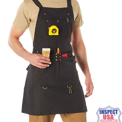 Rothco Canvas Full Work Apron 33"x26" (42028) Black