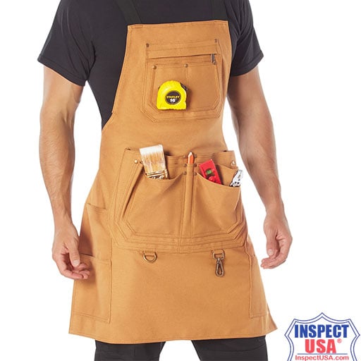 Rothco Canvas Full Work Apron 33"x26" (42029) Coyote Brown
